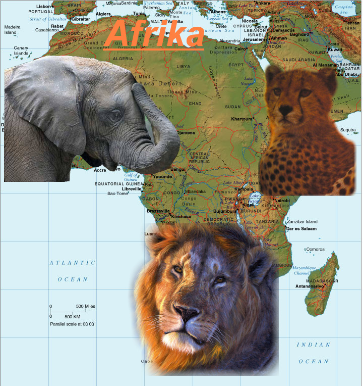 africa-relief-map